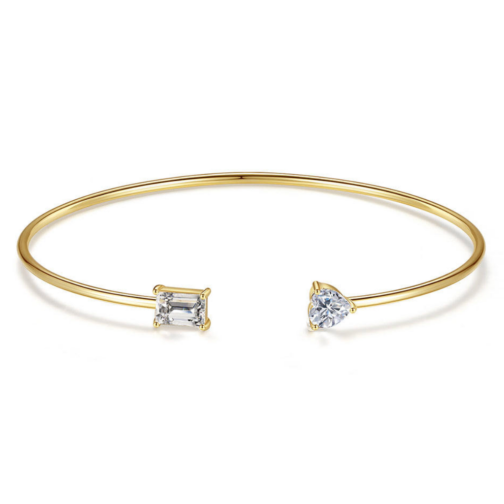 Clarity Duo Open Cuff Bangle
