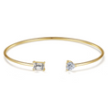 Clarity Duo Open Cuff Bangle