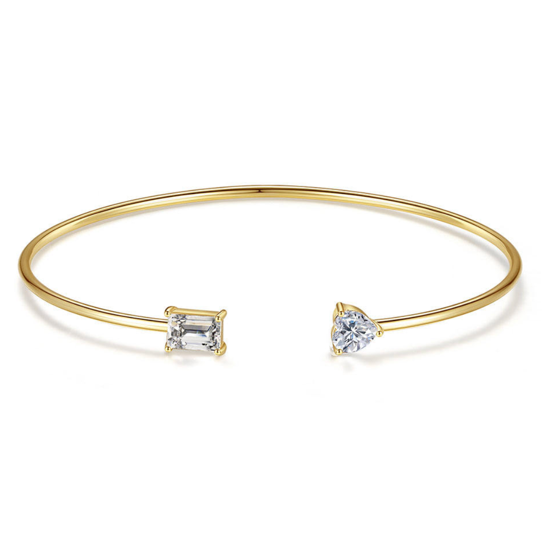 Clarity Duo Open Cuff Bangle