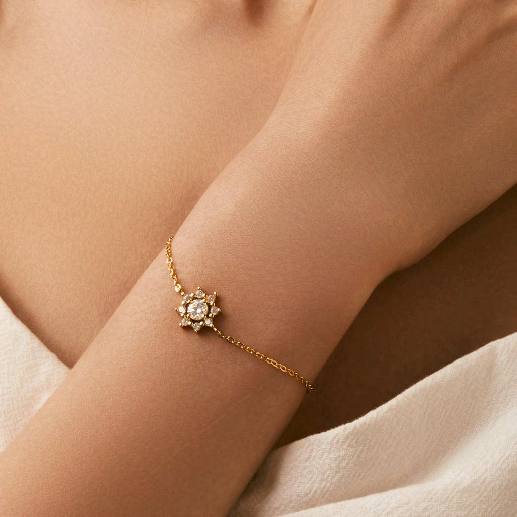 Aurora Sunburst Halo Bracelet